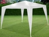 Garten Pavillon 300 x 300 x 250 cm Weiß