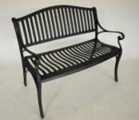 Gartenbank NAPOLI 2-sitzer grau-antik