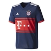 adidas FC Bayern München Kinder Auswärtstrikot Away 2017/2018 blau rot