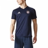 adidas FC Bayern München Trainingstrikot Herren T-Shirt blau weiß