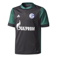 adidas FC Schalke 04 Kinder Ausweichtrikot 3rd 2017/2018 schwarz grün
