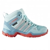 adidas Terrex AX2R Mid CP Kinder Wanderschuhe hellblau coral