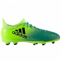 adidas X 16.3 FG Kinder Fu?ballschuhe Nocken gr?n