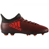 adidas X 17.3 FG Kinder Fu?ballschuhe Nocken schwarz rot