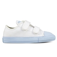 Converse Chuck Taylor All Star II 2V Kleinkinderschuhe Klettverschluss hellblau weiß