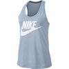 Nike Essential Damen Tanktop Camo mit Logo blau weiß