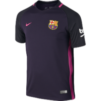 Nike FC Barcelona Away Trikot Kinder 2016/2017 schwarz pink