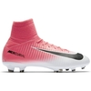 Nike Jr Mercurial Superfly V FG Kinder Fu?ballschuhe Nocken pink wei?