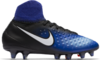 Nike Magista Obra II FG Kinder Fu?ballschuhe Nocken schwarz/blau