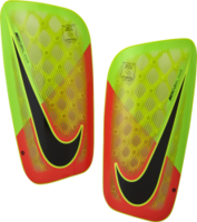 Nike Mercurial Flylite Shin Guard Schienbeinschoner Fu?ball gr?n orange