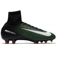 Nike Mercurial Superfly V FG Kinder Fu?ballschuhe Nocken schwarz