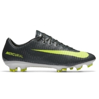 Nike Mercurial Vapor XI CR7 FG Herren Fu?ballschuhe Nocken anthrazit/neongr?n