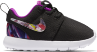 Nike Roshe One Print TDV Sneaker Kleinkinder Schuhe schwarz lila