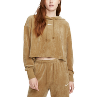 Nike Sportswear Velour Cropped Hoodie