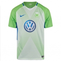 Nike VfL Wolfsburg Heimtrikot Herren Home 2017/2018 grün
