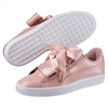 Puma Basket Heart Patent Sneaker Damen Schuhe peach