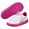 Puma Basket Iced Glitter 2 Sneaker Kleinkinderschuhe wei? pink