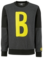 Puma Borussia Dortmund B Graphic Sweatshirt Herren Pullover dunkelgrau