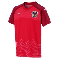 Puma Österreich Heimtrikot Kinder Home Jersey WM 2018 rot