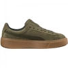 Puma Suede Platform Animal Sneaker Damen Schuhe olive