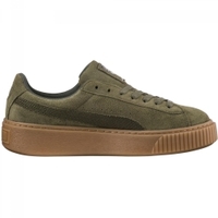 Puma Suede Platform Animal Sneaker Damen Schuhe olive