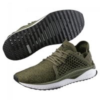 Puma Tsugi Netfit evoKnit Sneaker Herren Schuhe olive wei?