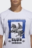 Adidas - Clubpillars - Graues T-shirt für Herren mit großem Print - FM1451