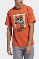 Adidas - Clubpillars - Herren T-shirt in Orangebraun mit Römer Motiv - FM1452