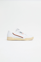 Adidas - Continental-80 ein 80s Sneaker mit gelber Gummi Sohle mit Obermaterial aus weißem Leder - EF5991