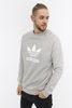 Adidas - Crewneck mit Kleeblatt Druck mit standad Passform in Hellgrau - CY4573