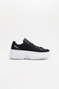 Adidas - Glänzend Schwarzer Leder Kiellor Damen Sneaker mit breiter Sohle - EF9113