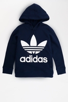 Adidas - Langer Trefoil Kapuzenpullover für Damen in Marineblau - CE2410