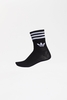 Adidas - Mid Crew Socken in Schwarz - DX9092