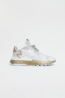 Adidas - Nite Jogger für Damen in Weiß mit Goldener boost Sohle - FV4138