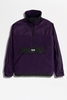 Adidas - R. Y. V. Reißverschluss Jacke aus Teddy Fleece in Violett - ED7185
