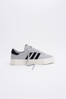 Adidas - SAMBAROSE grauer Lowtop Snaker für Damen in Leder - CG6106