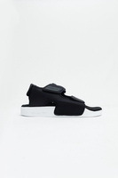 Adidas - Schwarze Adilette 3.0 Sandale mit Klettverschluss und weißer Sohle - EG5025
