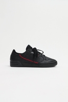 Adidas - Sneakers Contintnental 80 in Schwarz mit schwarzer Sohle und roten streifen - G27707
