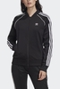 Adidas - SS-Tracktop für Damen in Schwarz mit weißen Steifen - FM3288