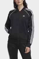 Adidas - SS-Tracktop für Damen in Schwarz mit weißen Steifen - FM3288