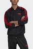 Adidas - SST OG Herren Trainingsjacke in Schwarz mit purpurroten Streifen - GK0657