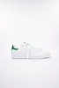Adidas - Stan Smith Sneaker in Weiß mit Grünen Fersendetail - M20324