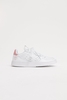 Adidas - Supercourt - Weiß und Pinke Sneaker mit gesteptem Leder - EF5925