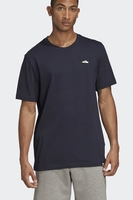 Adidas - T-Shirt in Dunkelblau mit kleiner Superstar Stickerei - FM3377