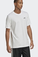 Adidas - T-Shirt mit mini Logo in Weiß - FM3378