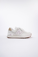 New Balance - WL574CLC Klassicher Sneaker für Damen in einer Kombination aus Sandgrau und Weiß
