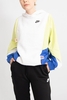 Nike - Damen Pullover in Hellgrau,  Weißgrün und Himmelblau mit oversize Ärmel