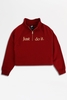 Nike - Damen Pullover mit Halbreißverschluss in Weinrot und Gold - BV4990-677