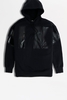 Nike - Fleece Hoodie in Schwarz mit Rießen-Logo Druck auf der Brust - CQ0242-011