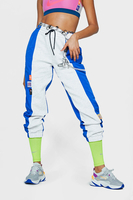 Nike - Fleece Hose für Damen in Hellgrau,  Weißgrün und Himmelblau - CJ2048-051